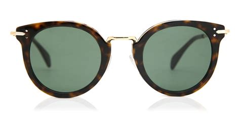 Celine CL41373/S Lea ANT/85 Sunglasses in Tortoise/Gold 